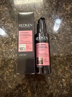 Redken Naked Gloss Shine Oil Bottle 3.4 fl oz New